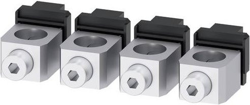Siemens Rundleiteranschlussklemme in Silber 3VA9374-0JB13 - Bild 1