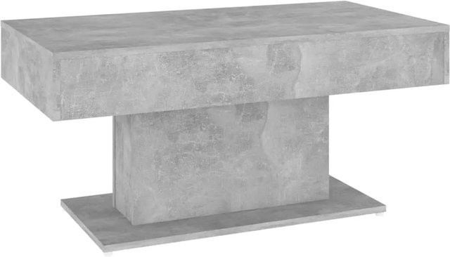 vidaXL Couchtisch aus Holzwerkstoff in Betongrau, rechteckig, B/T/H: 96 x 50 x 45 cm - Bild 1
