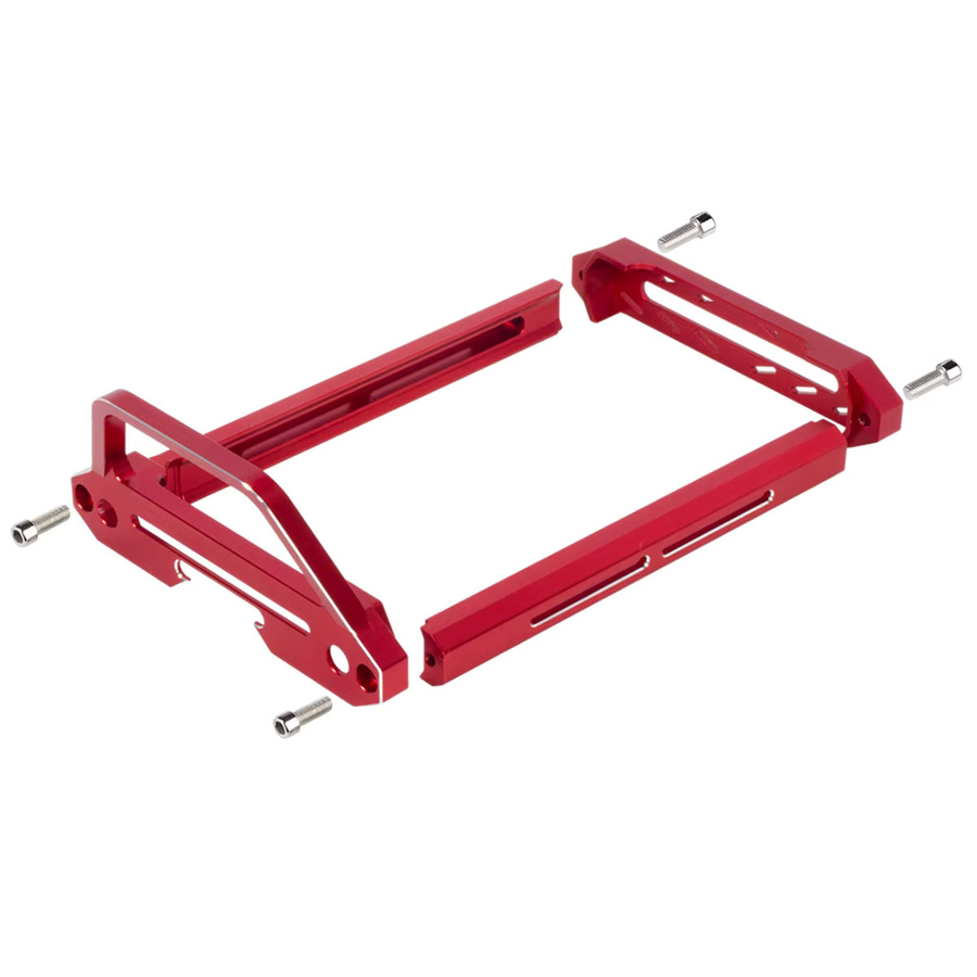 Fimonda Flysky NB4/Noble Lite/NB4 PRO CNC Aluminium Sender-Rahmenschutz Halterung Tragegriff, Metall, Schwarz, Zubehör - Bild 3