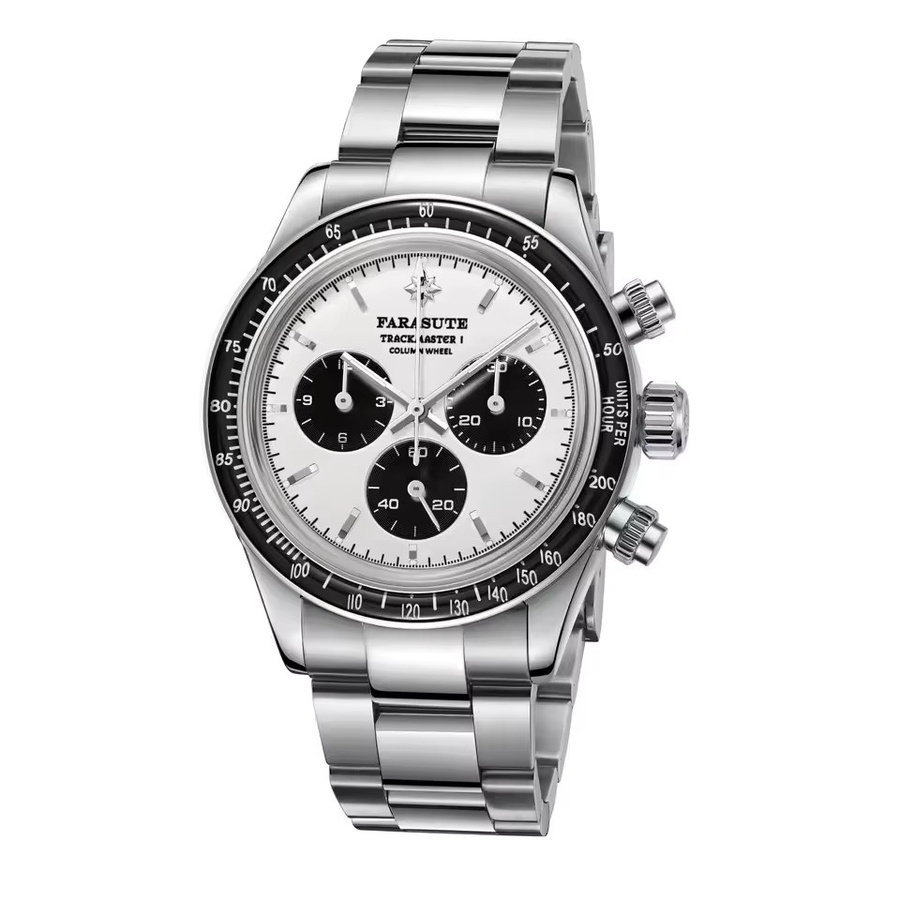 FARASUTE Chronograph, Automatik, Edelstahl, 39 mm, Herren - Bild 2