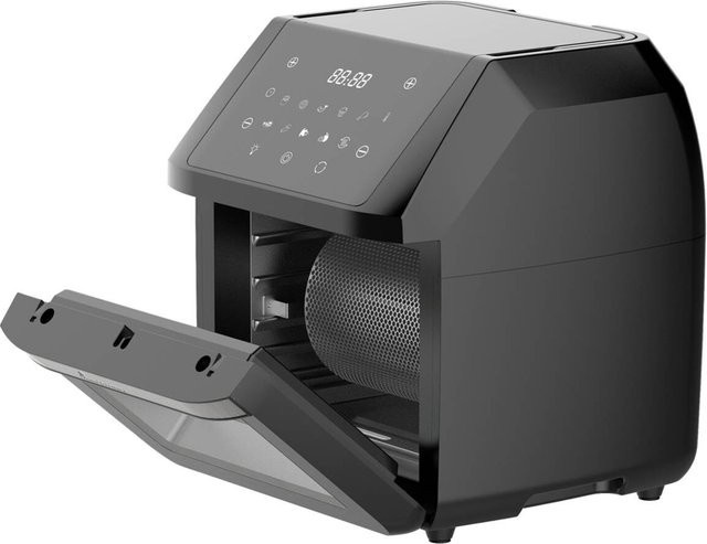 MASTERPRO Heißluftfritteuse Rocket BGMP-9310 in Schwarz und Grau mit 11 l Volumen, Digitalanzeige und Timer - Bild 1