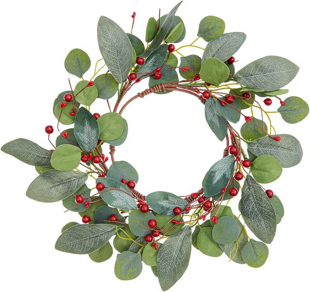 Rico Design Kranz mit Blättern und Beeren Durchmesser: 16,5 cm - Bild 1