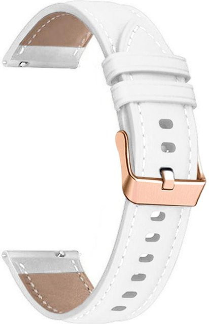 MY-CASE Uhrenarmband Silikon, 18 mm, Weiß, Unisex - Bild 1