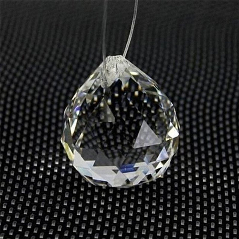 Transparente Kristall-Glaskugeln als hängende Prismen für DIY-Kronleuchter und Vorhangdekoration, Durchmesser: 30 mm oder 40 mm - Bild 1