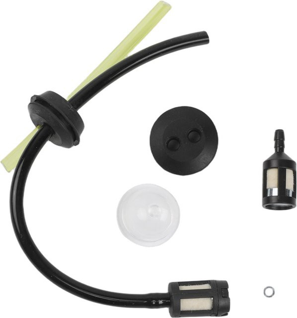 VIBRATITE Kraftstoffschlauch-Set für Benzin-Rasenmäher und Heckenscheren in Schwarz - Bild 1