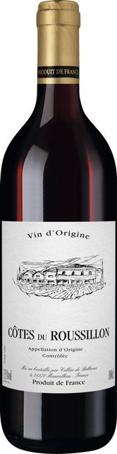 Cellier de Bellevue Rotwein Côtes du Roussillon, Syrah, 2024, Frankreich, 1,0 l - Bild 1