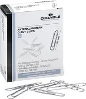 DURABLE Büroklammer gewellt, runde Form, Farbe: Silber, Material: Metall, Durchmesser: 50 mm - Bild 1