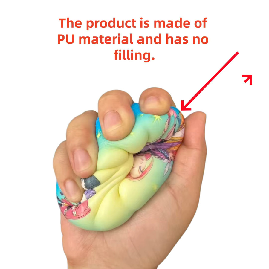 Bandai PU Squishy Dumpling Rumi, Dekompressions-Dumpling, Anti-Stress Schreibtisch-Accessoires - Bild 1