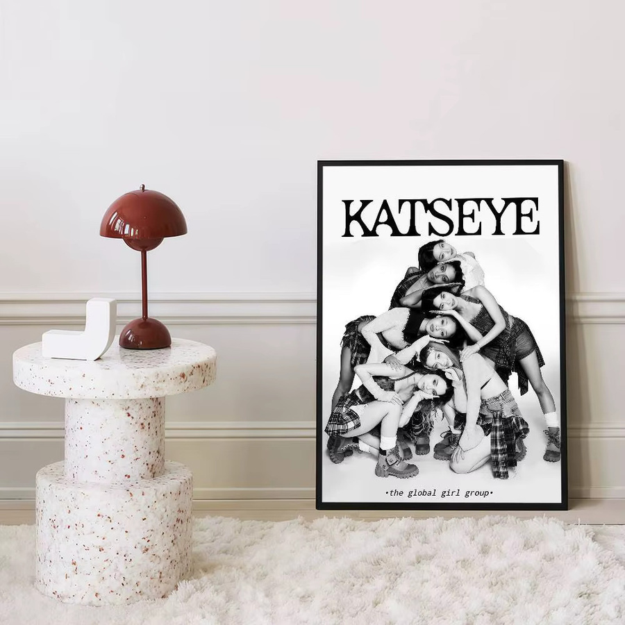 Moetch K-Katseye Anime Poster Klebeaufkleber für deine Wanddekoration im Wohnzimmer oder in der Bar - Bild 6
