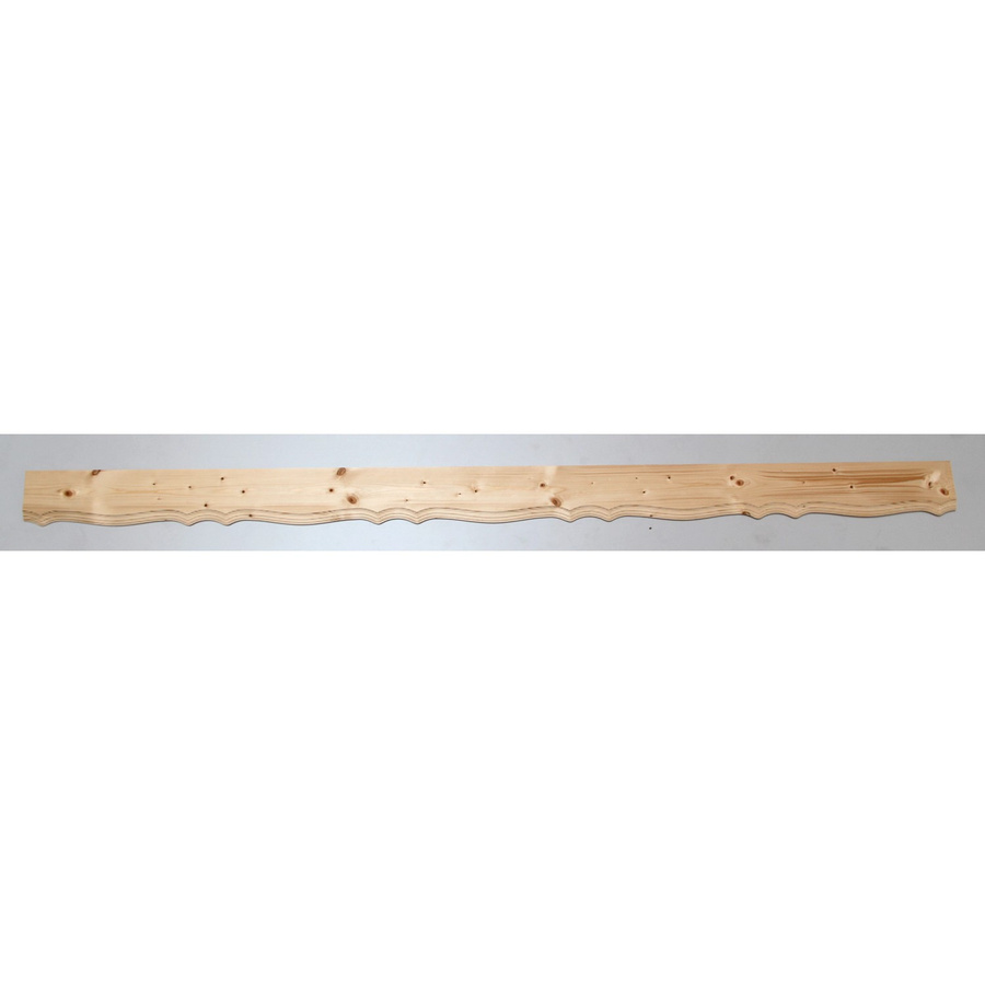 Dieda Balkonbrett aus Fichte in Braun und Beige, B: 15 cm, H: 1,8 cm, L: 250 cm - Bild 2