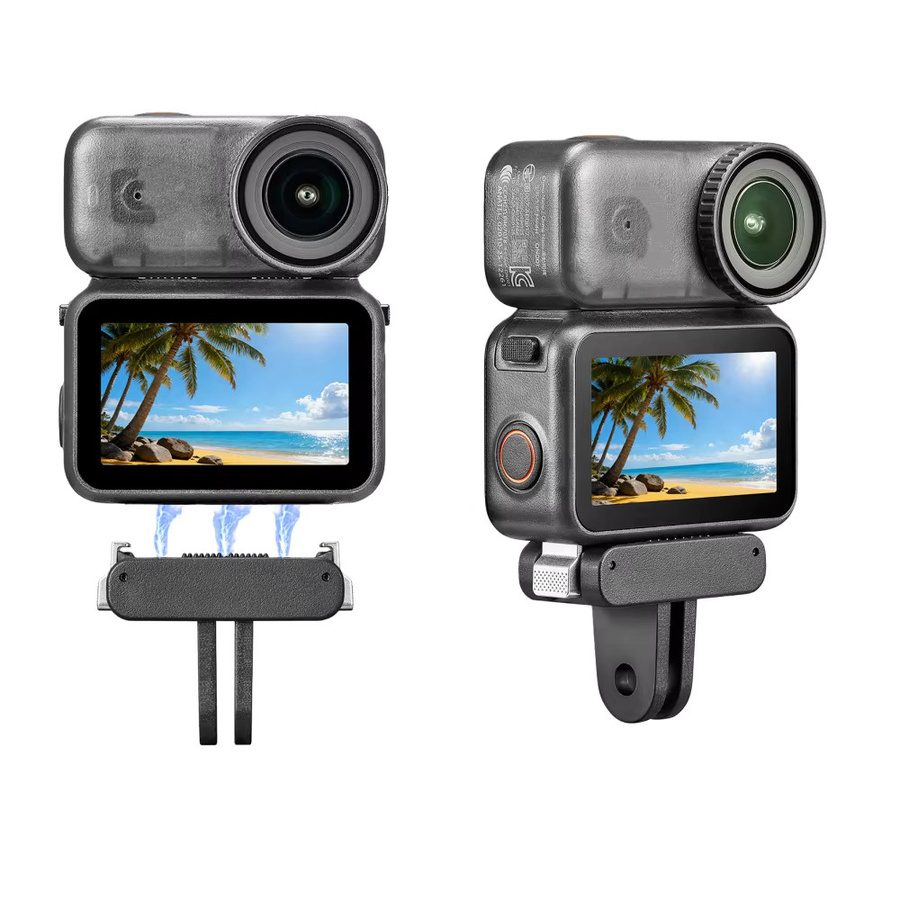 DJI Osmo Action 6 Nano Magnetischer Zwei-Klaue-Adapter mit 1/4 Zoll Gewinde in Schwarz - Bild 3
