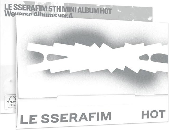 LE SSERAFIM - HEISS Weverse Album Version in Grau - Bild 1