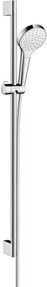 Hansgrohe Brause-Set Croma Select S mit Brausestange, 1jet, weiß/chrom, Höhe: 95,9 cm - Bild 1