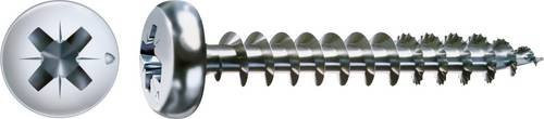 Spax Halbrundschrauben für Holz, Kreuzschlitz Pozidriv, Stahl, Silber, Durchmesser: 3 mm, Länge: 10 mm, 1000 Stück - Bild 1