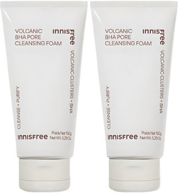 Innisfree Vulkanische BHA Porenreinigungsschaum, 2 x 150g, mit Salicylsäure - Bild 1