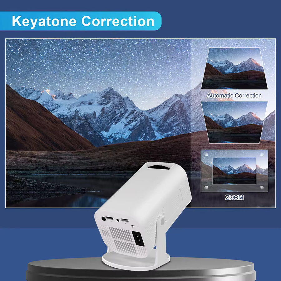 Salange P330W Heimkino-Projektor 8K mit Android 14.0, 12000 Lumen, WiFi 6 und Bluetooth 5.4, Weiß - Bild 4