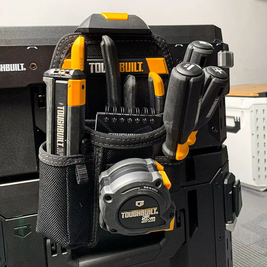TOUGHBUILT TB-CT-26 ClipTech Universaltasche als robuste Werkzeuggürteltasche und Allzweckmessertasche für den Bau - Bild 3