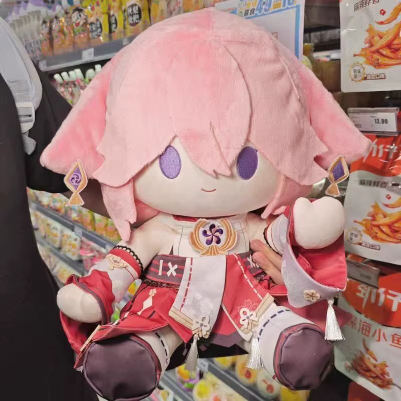 Bandai Genshin Impact Yae Miko Plüschpuppe, 40 cm, Stofftier - Bild 4