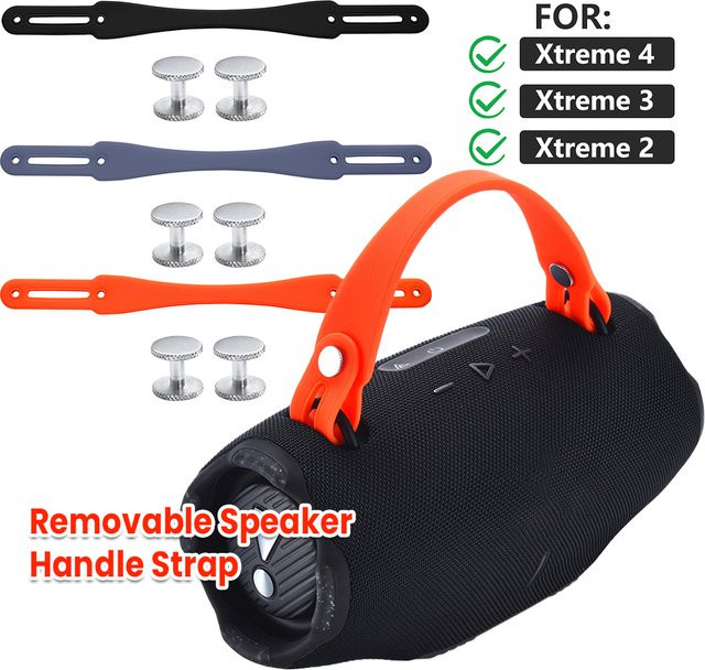 ALLOET Silikon Lautsprecher-Tragegurt in Blau für Xtreme 2, Xtreme 3 und Xtreme 4 Bluetooth Lautsprecher, rutschfester abnehmbarer Handgriff - Bild 1