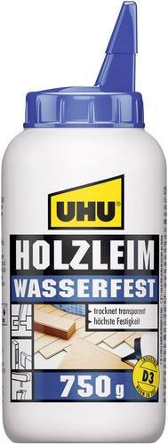 UHU Wasserfester Holzleim Transparent 750 g - Bild 1