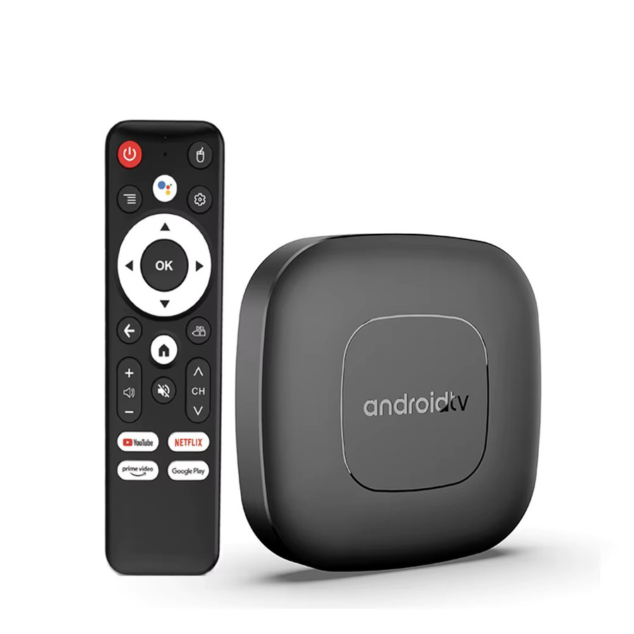 UOSU T1 Android 16 Smart TV Box Media Streamer mit 128GB Speicher, 8GB RAM, Quad Core Cortex A53, 5G, Dual WLAN, Bluetooth und Google Sprachfernbedienung in Schwarz - Bild 4