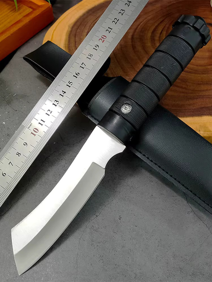 InLeung Multifunktionales Fleischbeil aus Edelstahl in Silber als scharfes Ausbeinmesser und Küchenmesser für Fleisch, Obst und Gemüse - Bild 5