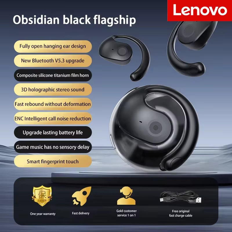 Lenovo T2 Bluetooth In-Ear Kopfhörer mit KI-Echtzeit-Sprachübersetzung für 144 Sprachen - Bild 4