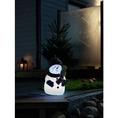 Konstsmide LED Schneemann Dekofigur aus Acryl und Kunststoff in Weiß und Mehrfarbig - Bild 3