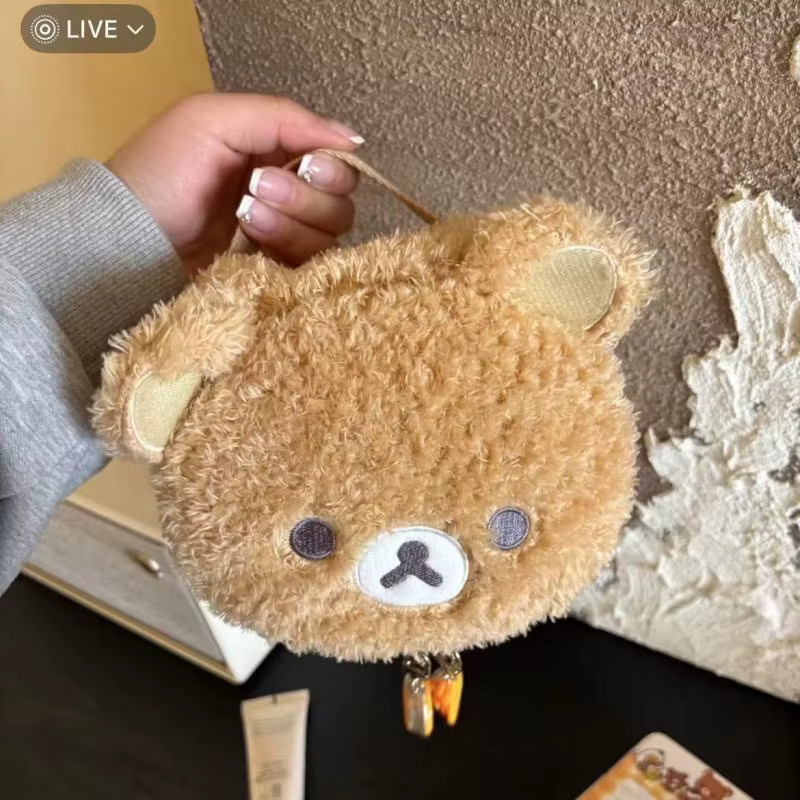 52TOYS Rilakkuma Plüsch-Aufbewahrungstasche, Kosmetiktasche, Organizer-Tasche - Bild 4