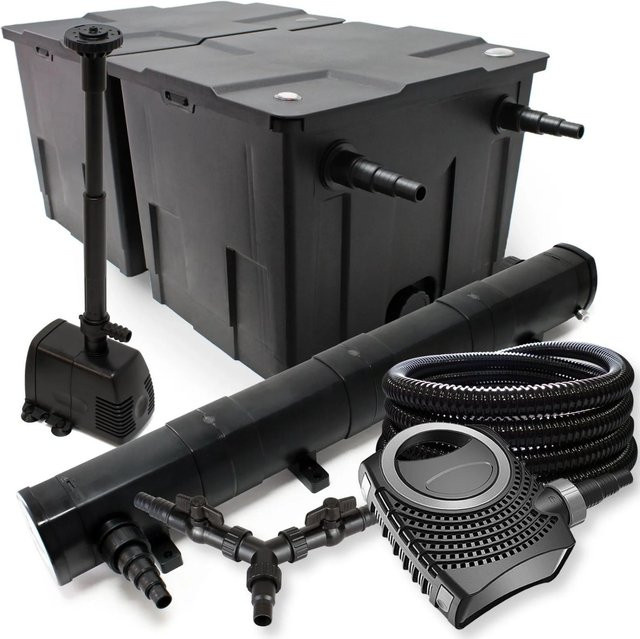 Sunsun Teichfilter Neo10000 mit 80W Pumpe für bis zu 60000L, Schwarz - Bild 1