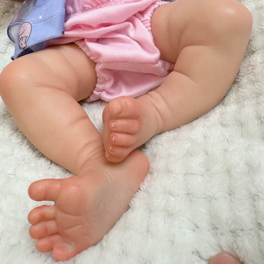 OtardDolls Reborn-Puppe, Mädchen, Silikon, 18 Zoll - Bild 2