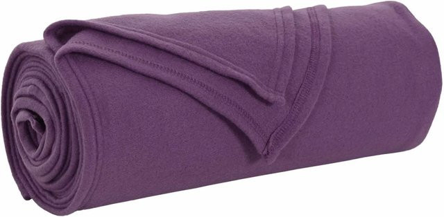vidaXL Fleece Überwurfdecke Lila B: 170 cm, T: 130 cm - Bild 1