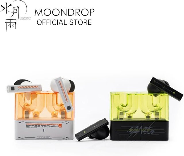 MOONDROP Space Travel 2 TWS Wireless Bluetooth 6.0 Kopfhörer mit ANC Noise-Cancelling und Game Mode in Schwarz - Bild 1