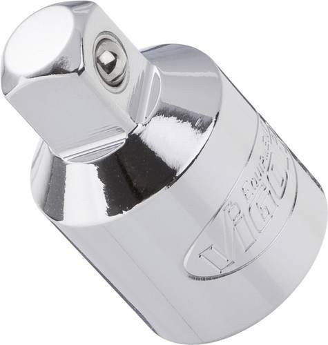 Vigour Steckschlüssel-Adapter V2109 Farbe Silber, Antrieb 1/2 Zoll, Abtrieb 3/8 Zoll, Gesamtlänge: 36 mm - Bild 1