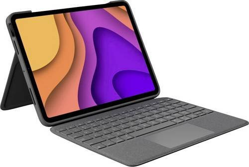 Logitech Folio Touch Tablet-Tastatur mit Hülle für Apple iPad Air 4. Generation in Grau (QWERTZ) - Bild 1