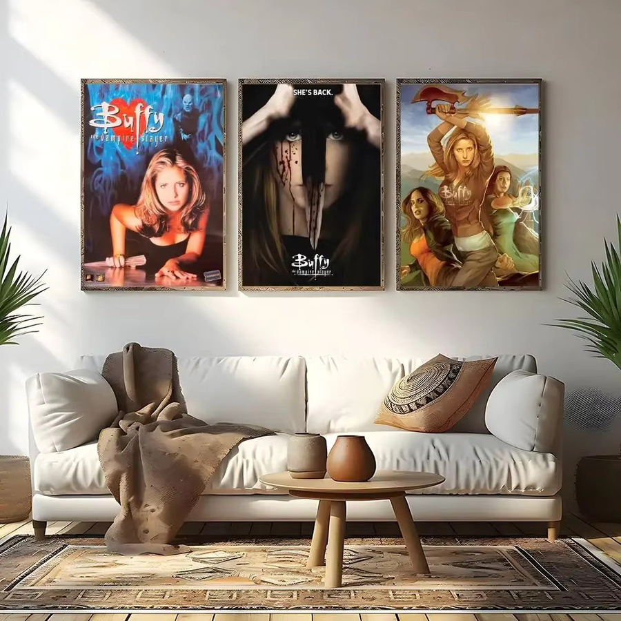 Vintage Film B-Buffy Poster von Rastar als Wandkunst aus Papier in Mehrfarben - Bild 2