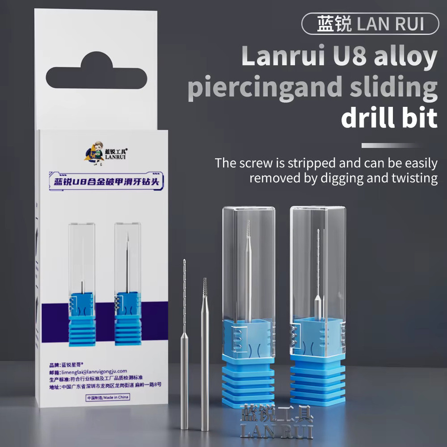 Lanrui U8 Legierung Schraubenausdreher Bohrer 2,35 mm für die professionelle Reparatur von Telefonen, PCB und Motherboards - Bild 2