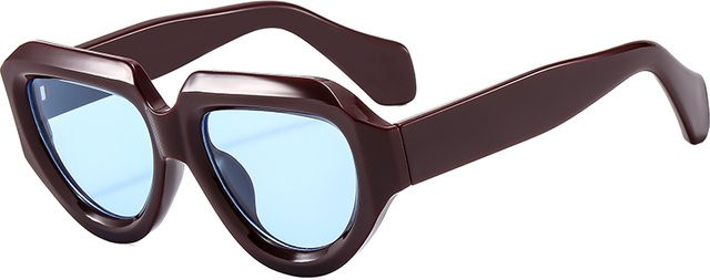 BYLEN Sonnenbrille, oval, Vollrand, Kunststoff, braun - Bild 1