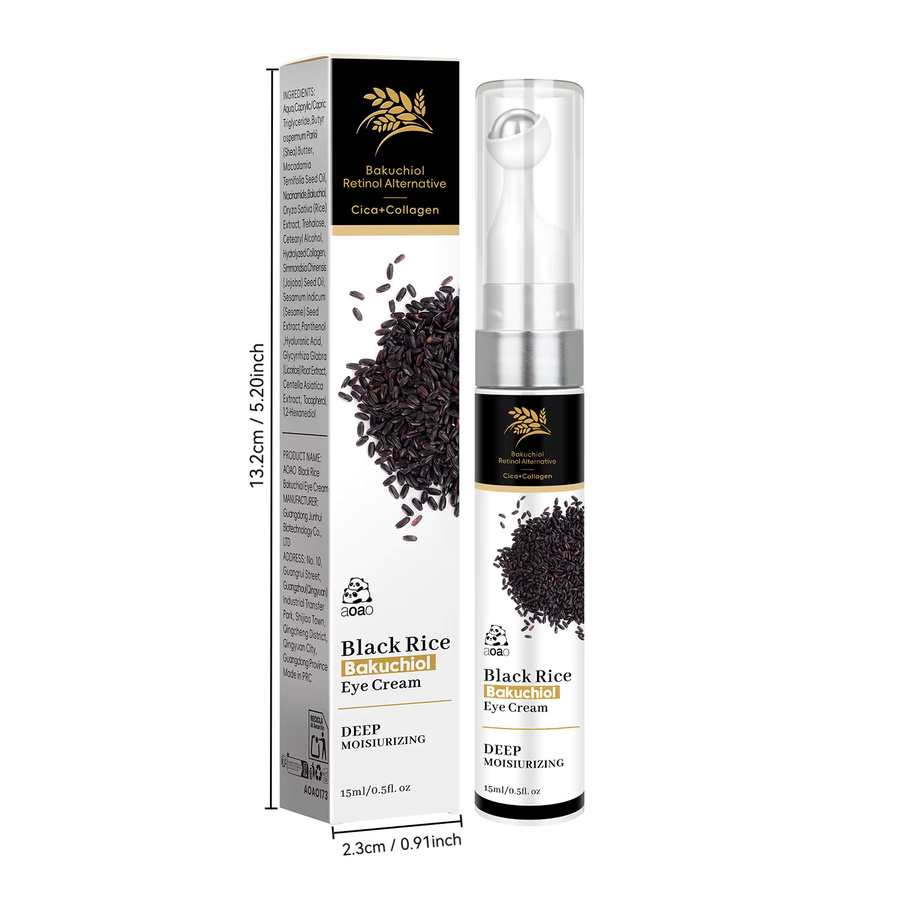 aoao Black Rice Bakuchiol Augencreme mit Kollagen und Hyaluronsäure - Bild 2