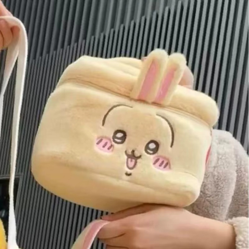 Chiikawa Usagi Kosmetiktasche, Kosmetik-Organizer, Tragbare Tasche - Bild 3