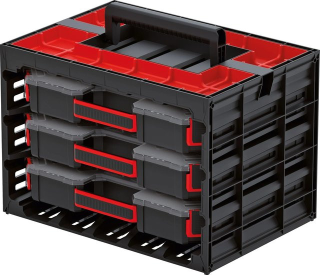 Kistenberg Werkzeug-Koffer Tager Case mit Einsätzen, Schwarz, B: 41,5 cm, T: 29,0 cm, H: 29,5 cm - Bild 1