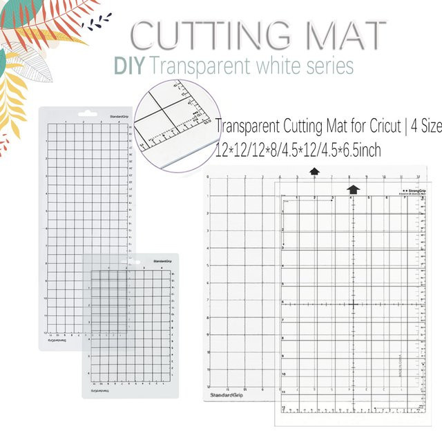 Cricut Transparente Standard-Viskositäts-Schneidematte für Vinyl, Bastelarbeiten, Quilten und Nähen in 4 Größen - Bild 1