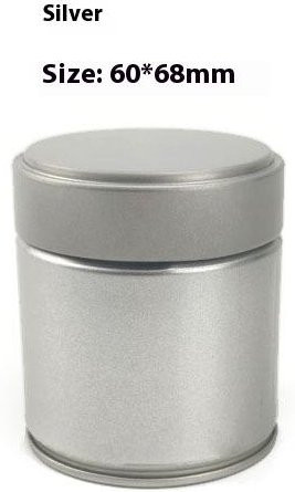 Binchi Outdoor Product Teedose aus Metall für Matcha Pulver und Gewürze, silber, luftdicht und auslaufsicher - Bild 1