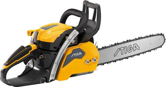 Stiga Benzin-Kettensäge CS 750 - 18 in Gelb mit 2 kW Leistung und 45 cm Schwertlänge - Bild 1