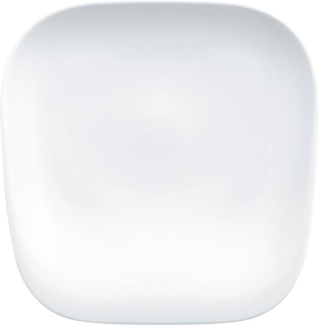 Kahla Elixyr Frühstücksteller aus Keramik, Weiß, 6er Pack, B: 21,4 cm, T: 22,1 cm, H: 2,6 cm - Bild 1