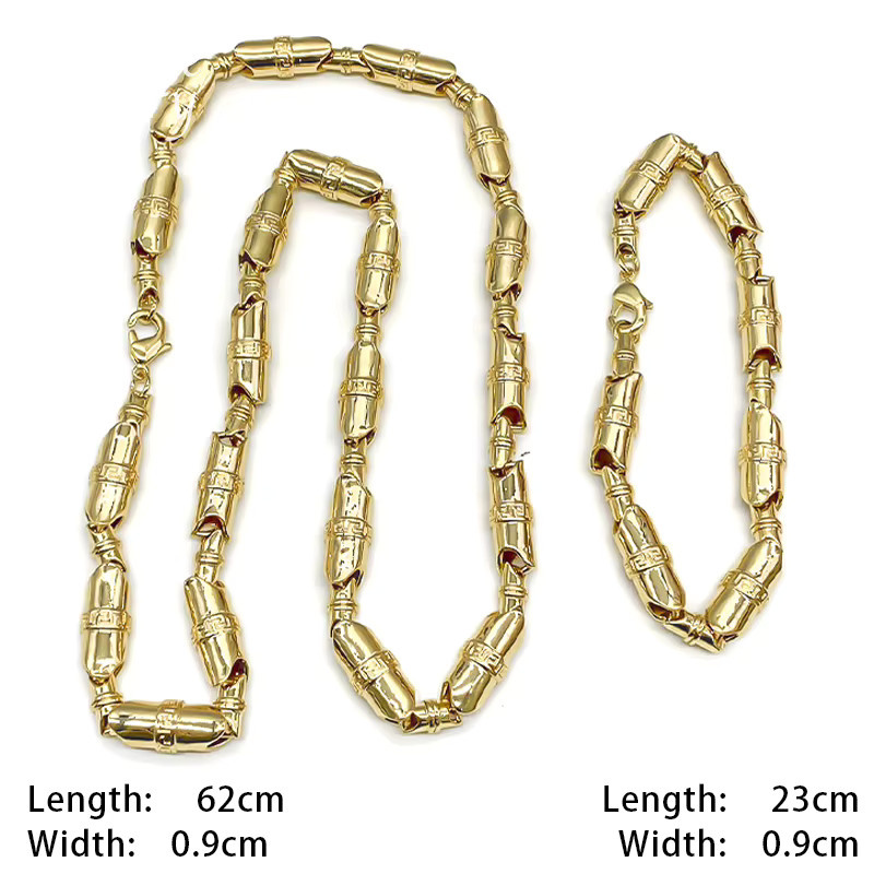 HIPUNK Halskette, Gold, 62 cm, Herren - Bild 2
