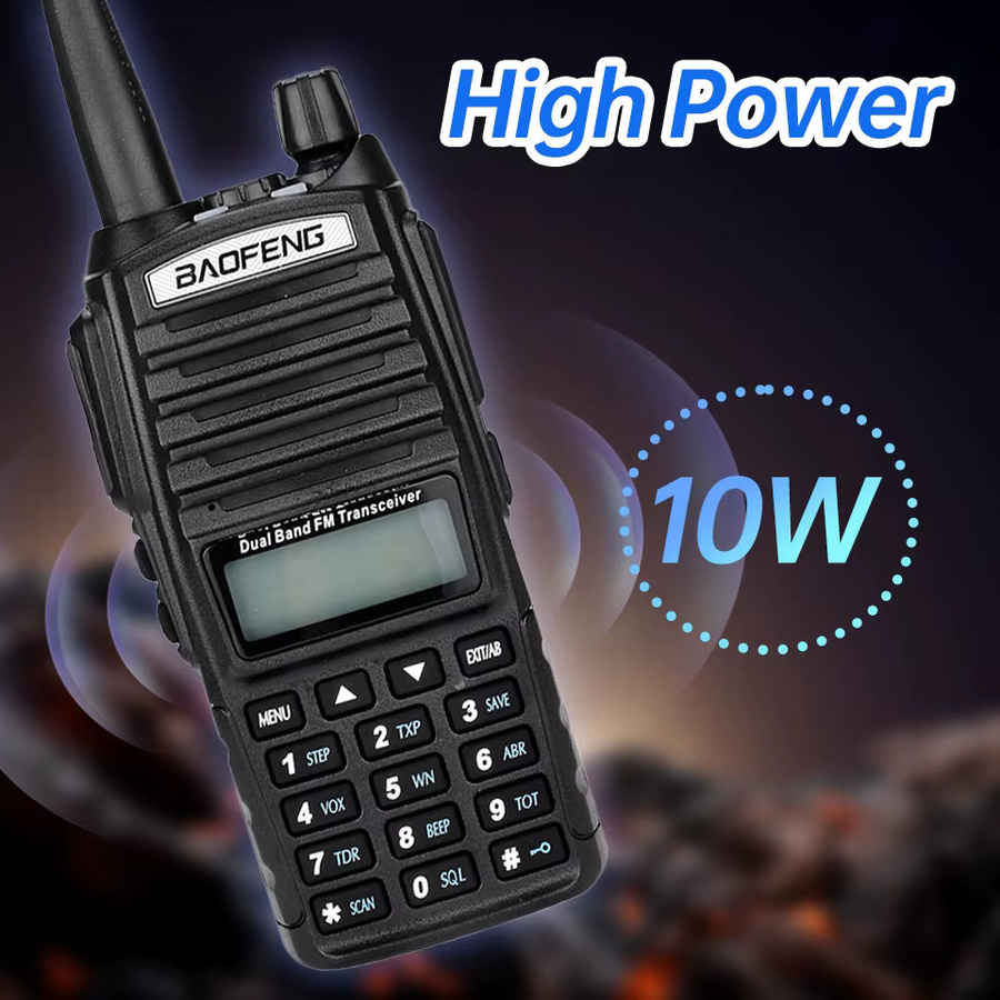 Baofeng UV-82X Dualband Walkie Talkie Transceiver mit 10 W Leistung in Schwarz - Bild 5