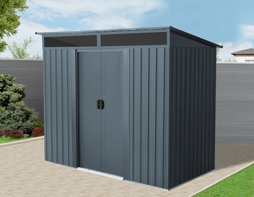 Pergart Gerätehaus Lüttich 84, anthrazit matt, 3,14 m² - Bild 4