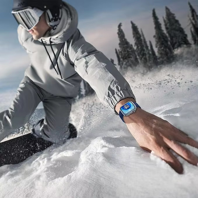 Huawei Uhrenarmband Silikon, Schwarz - Bild 3
