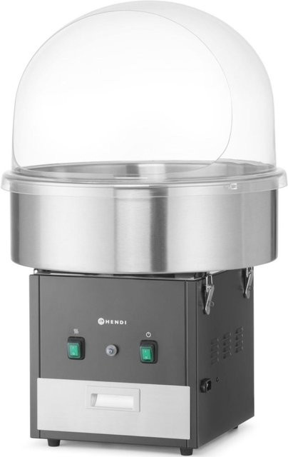 Hendi Zuckerwattemaschine ohne Deckel in Schwarz mit 1130 W Leistung, Durchmesser: 52 cm - Bild 1